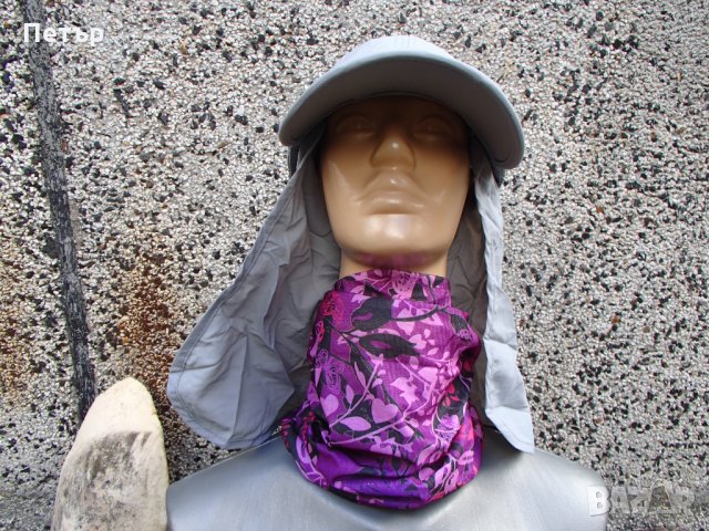 Продавам лека лятна шапка със сгъваема козирка покривало за врата и за лицето, снимка 8 - Шапки - 28023535