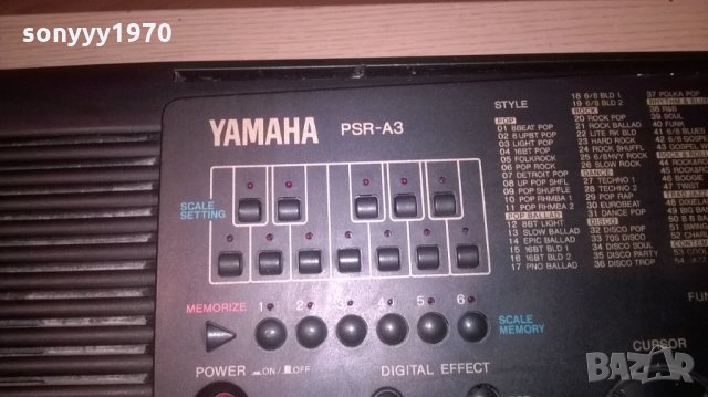 yamaha psr-a3 portatone made in japan-внос швеция, снимка 4 - Синтезатори - 28037306
