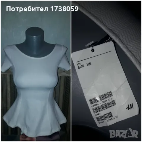 Нови блузи на H&M , снимка 1 - Корсети, бюстиета, топове - 48652104