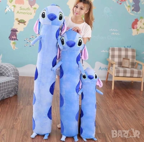 Плюшена играчка Възглавница Стич, от 55 до 150см, Stitch