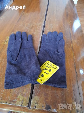 Стари кожени ръкавици, снимка 1 - Други ценни предмети - 43341825