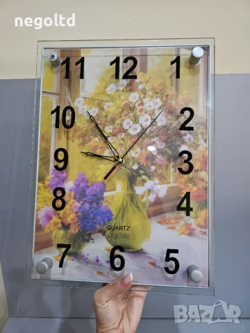 НОВИ! Красив Часовник- Картина! Страхотен подарък! Красив стенен часовник, снимка 5 - Стенни часовници - 47691134