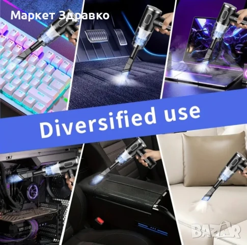 Мощна, тиха, компактна – идеалната ръчна USB прахосмукачка за всеки ден!, снимка 2 - Аксесоари и консумативи - 50611759