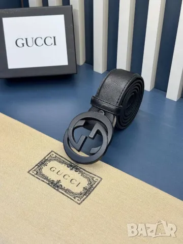 колани от естествена кожа в кутия gucci