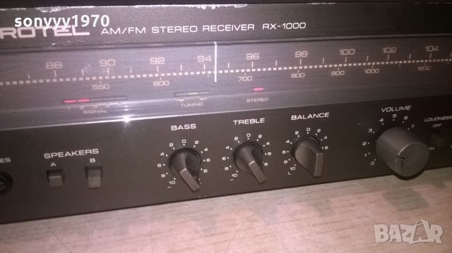 ROTEL RX-1000 STEREO REVEIVER-MADE IN JAPAN, снимка 9 - Ресийвъри, усилватели, смесителни пултове - 27330888