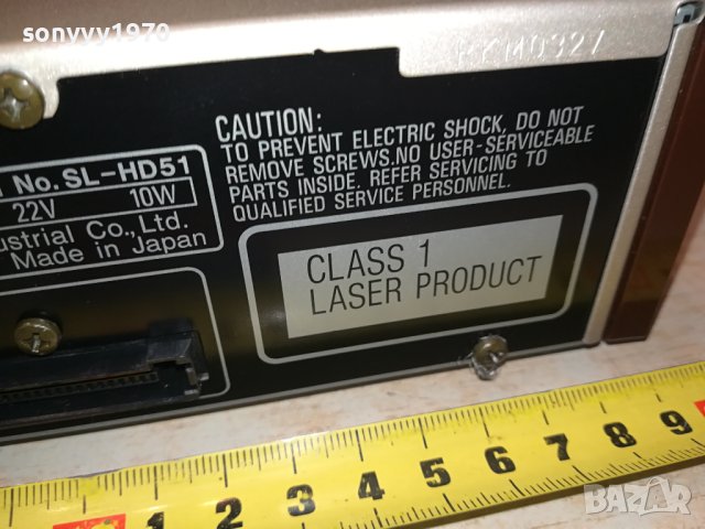 ЗАЯВЕНО!!!TECHNICS SL-HD51 CD PLAYER MADE IN JAPAN-SWISS 1412231608, снимка 18 - Ресийвъри, усилватели, смесителни пултове - 43412092