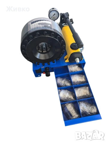 Ръчна хидравлична преса за пресоване (стискане) на маркучи, снимка 4 - Други машини и части - 50921555