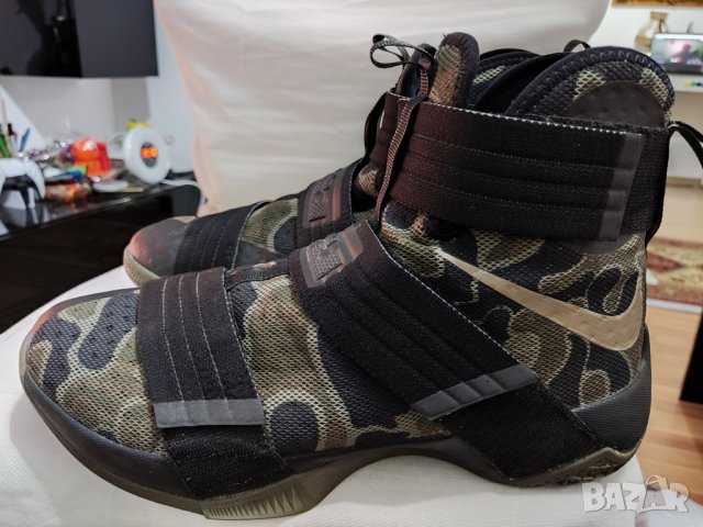 Nike LeBron Zoom Soldier 10 SFG Camo, снимка 4 - Маратонки - 35175970