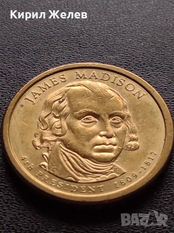 Възпоменателна монета 1 долар JAMES MADISON 9 президент на САЩ (1809-1817) за КОЛЕКЦИЯ 38064, снимка 7 - Нумизматика и бонистика - 40765168