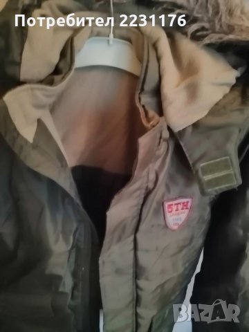  Детско зимно яке със сваляща се качулка-ръст:140см. , снимка 7 - Детски якета и елеци - 27254756