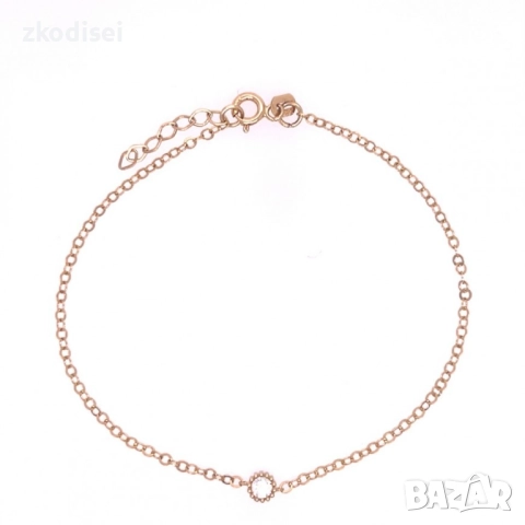 Златна дамска гривна 1,06гр. 19,8см. 14кр. проба:585 модел:33804-3