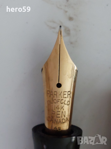 RRR-Златна 14к писалка PARKER(Паркер)солидно злато 14 к, снимка 17 - Антикварни и старинни предмети - 36517127