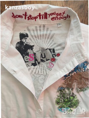 desigual - страхотна дамска блуза КАТО НОВА, снимка 10 - Тениски - 33361666