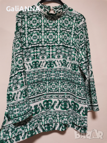 СТРАХОТНА ЕФИРНА ТУНИКА XL-2XL, снимка 2 - Туники - 44889567