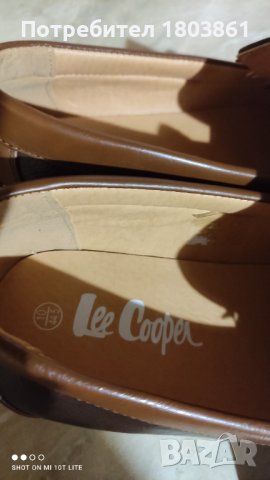 Мъжки нови кожени мокасини Lee Cooper н.44.5, снимка 5 - Мокасини - 39977732