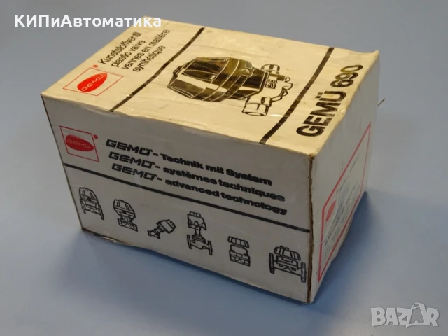 пневматичен мембранен вентил GEMU 690/15/D 0114-1 Plastic valve NW15 DA20, снимка 11 - Резервни части за машини - 51317817