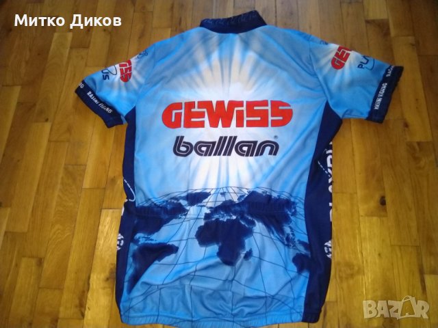 Gewiss Ballan cycling jersey Biemme колездачна тениска размер М, снимка 6 - Велосипеди - 37546244