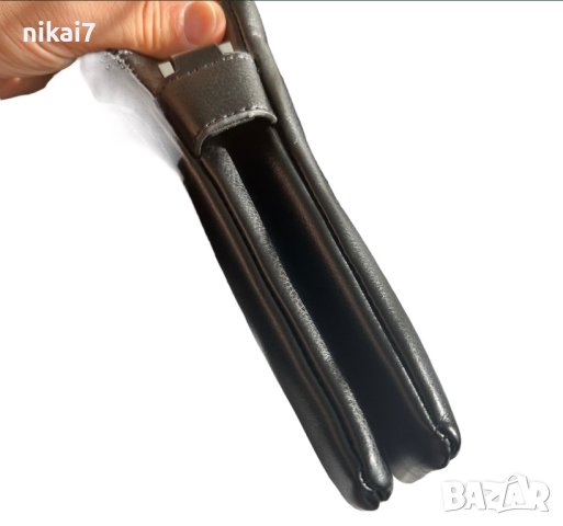 Мъжка чанта+портфейл комплект 2в1 от естествена кожа телешки бокс, снимка 7 - Чанти - 42944392