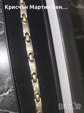 Мъжка Гривна с злато 18к. проба 750, снимка 2 - Гривни - 52107020