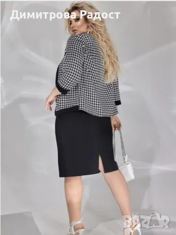 Дамска рокля със сако! Състояние ново! , снимка 4 - Рокли - 48298728