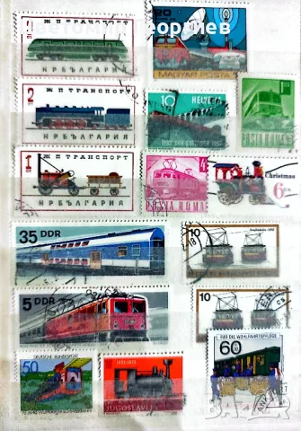 Малък класьор с марки 110 бр., снимка 3 - Филателия - 48167181