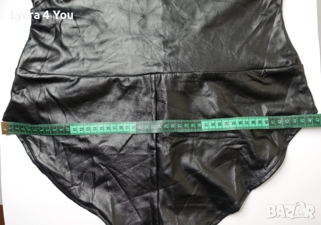 XL дамска кожена бикина с висока талия, снимка 7 - Бельо - 52148014