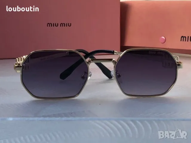 Miu 2024 дамски слънчеви очила осмоъгълни 3 цвята, снимка 12 - Слънчеви и диоптрични очила - 48004668