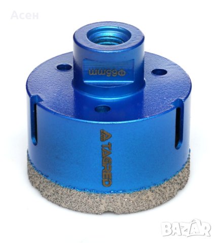 ДИАМАНТЕНА БОРКОРОНА ЗА ПЛОЧКИ TAGRED DRY М14 Ф65 ИЛИ Ф68, снимка 2 - Диамантени и режещи инструменти - 43287445