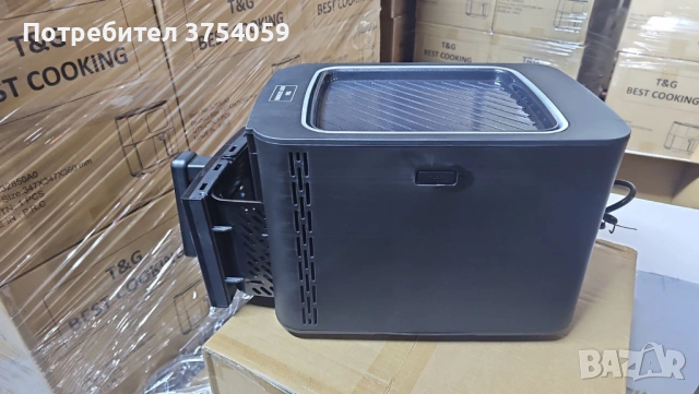 Air Fryer 32852A  Две в 1/  4.3L + top grill - 1500W (NEW)., снимка 13 - Фритюрници - 53175351