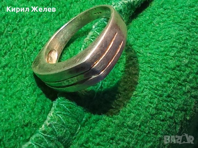 SEZGIN СРЕБЪРЕН АРТ ПРЪСТЕН МАРКОВ СЕЗГИН 925 СРЕБРО925 ОКСИДИРАН ЮВЕЛИРНА БУТИКОВА ИЗРАБОТКА 25968