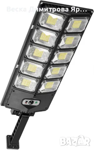 Соларна лампа W789B-5 – Мощно и ефективно LED осветление, снимка 3 - Друга електроника - 49156320