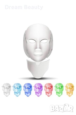 Лед маска за лице и шия, снимка 3 - Козметика за лице - 43231338