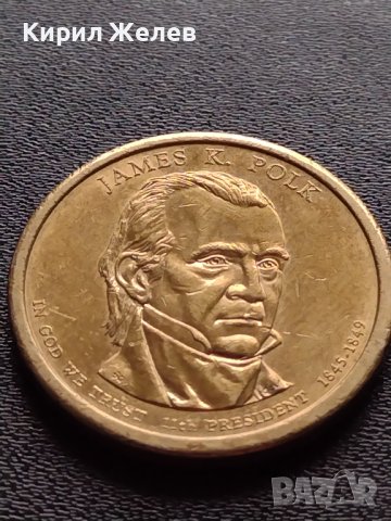 Възпоменателна монета 1 долар JAMES K. POLK 11 президент на САЩ (1845-1849) за КОЛЕКЦИЯ 38108, снимка 5 - Нумизматика и бонистика - 40765964