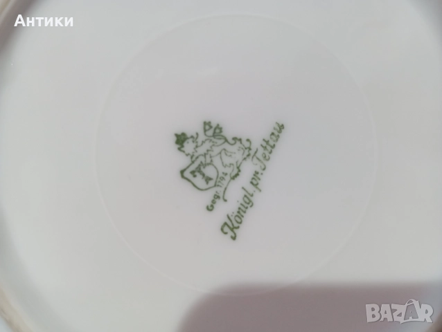 Порцеланов стар пепелник маркиран, снимка 11 - Други - 52496315