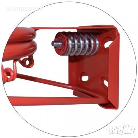 Баскетболен кош с вътрешен диаметър 45 см. Двоен гъвкав ринг с 1 пружина. Комплектът включва мрежа и, снимка 2 - Баскетбол - 33283744