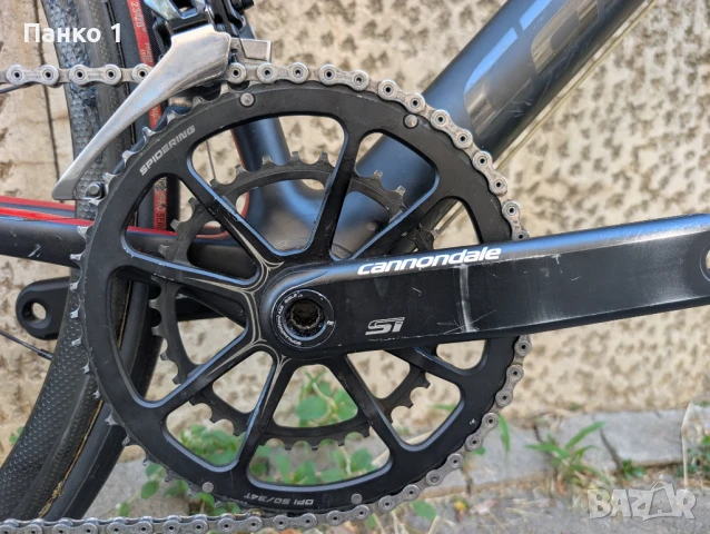Карбонов Шосеен Велосипед  Cannondale Super Six Evo Hi-Mod,  6.1кг, Dura Ace , Zipp, Ciamillo, снимка 9 - Велосипеди - 48487232