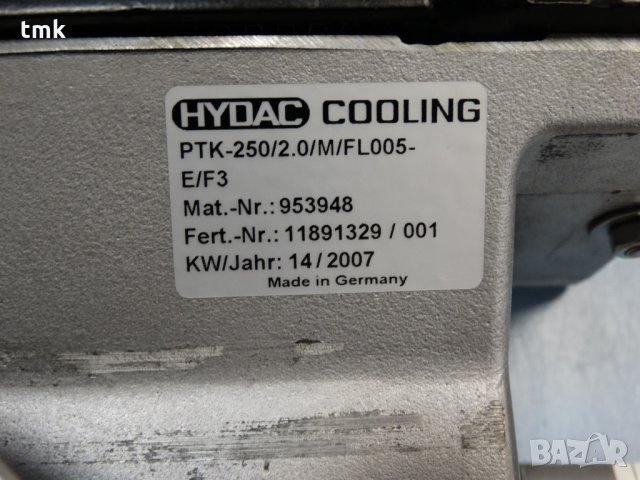 Маслен охладител HYDAC PTK-250, снимка 9 - Водни помпи - 28458639