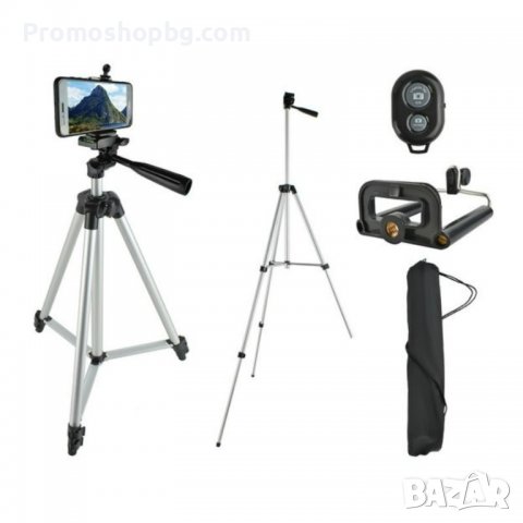 Статив/Трипод Tripod височина до 1.02 м с дистанционно, снимка 2 - Чанти, стативи, аксесоари - 39375184