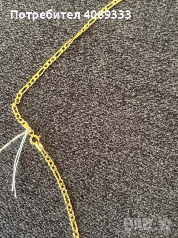 Нов златен синджир картие 3.2гр 14к, снимка 4 - Колиета, медальони, синджири - 50943995