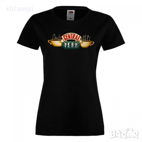 Дамска тениска central perk friends, снимка 1 - Тениски - 33028682