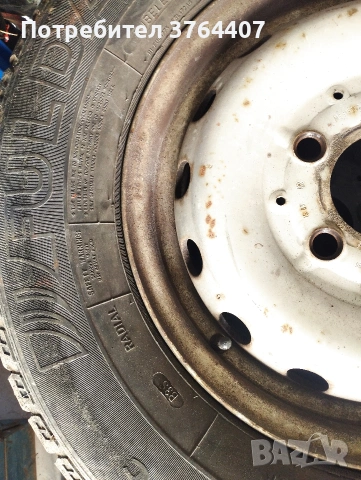 Джанти с гуми - 5 броя ! Mercedes Sprinter , снимка 2 - Гуми и джанти - 53593096