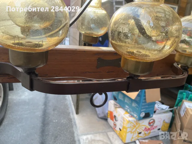 продавам старинен полилей от 1935г, снимка 9 - Антикварни и старинни предмети - 50320150