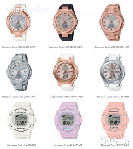 -10% █▬█ █ ▀█▀ НОВИ ОРИГИНАЛНИ ЧАСОВНИЦИ CASIO.ПРОМОЦИЯ НА ЧАСОВНИК КАСИО BA GMA BGD LTP GA EF EFV +, снимка 13 - Мъжки - 19751040