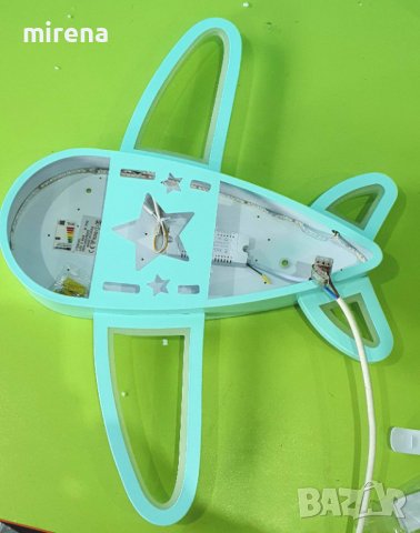 Модерна детска стая лед LED таванна лампа модерна анимационна самолет, снимка 10 - Лампи за таван - 40326617