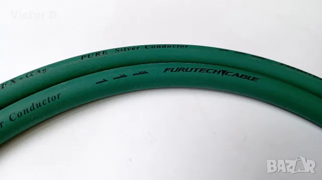FURUTECH FX-Alpha-Ag Pure Silver Cable 75 ohm-Кабел Coaxial, снимка 3 - Други - 48994198