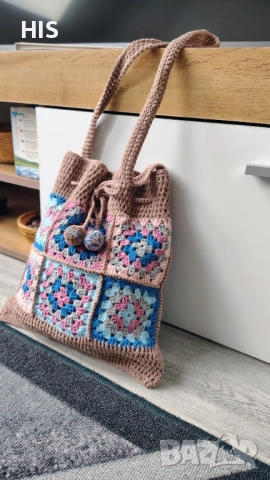 Дамски плетени чанти луксозни, ръчна изработка от качествени прежди, различни модели, снимка 6 - Чанти - 39398104