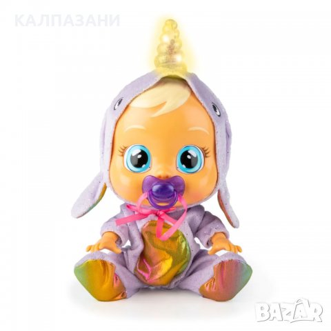 Плачеща кукла CRYBABIES Fantasy Special Edition Narvie със светещ рог 93768, снимка 4 - Кукли - 38695411