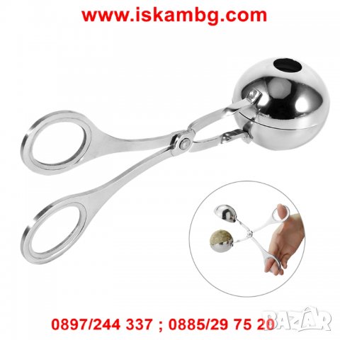 Уред за правене на топчета от кайма - код 2229 - МЕТАЛЕН, снимка 6 - Други - 26721341