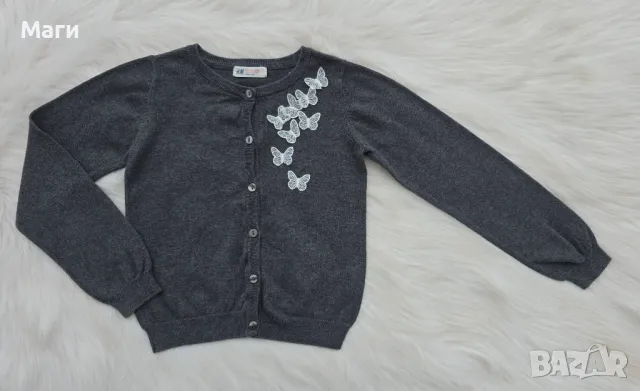 Детска жилетка H&M 6-8 години, снимка 4 - Детски пуловери и жилетки - 49632133