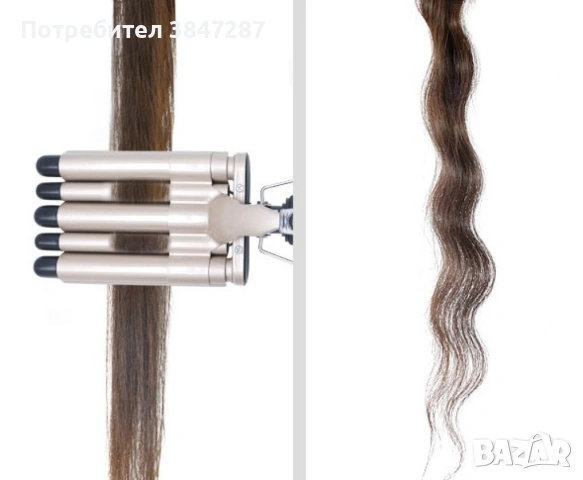 Ретро преса с пет цилиндъра Gemei , снимка 6 - Преси за коса - 53473452